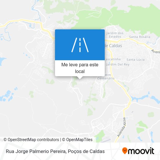 Rua Jorge Palmerio Pereira mapa