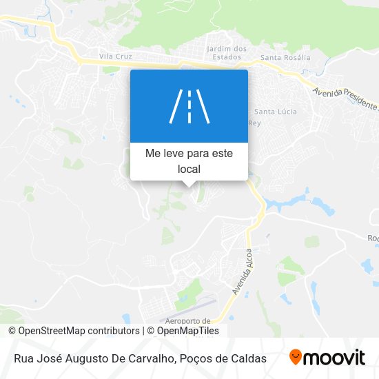 Rua José Augusto De Carvalho mapa