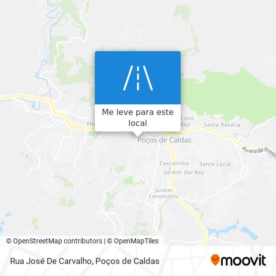 Rua José De Carvalho mapa