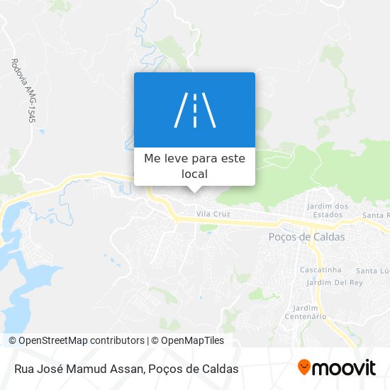 Rua José Mamud Assan mapa