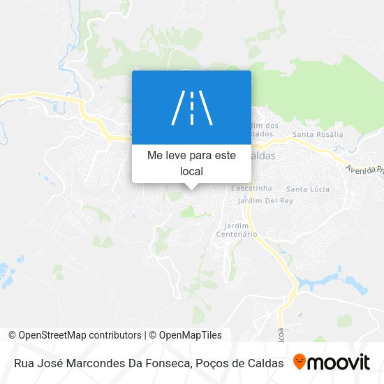 Rua José Marcondes Da Fonseca mapa