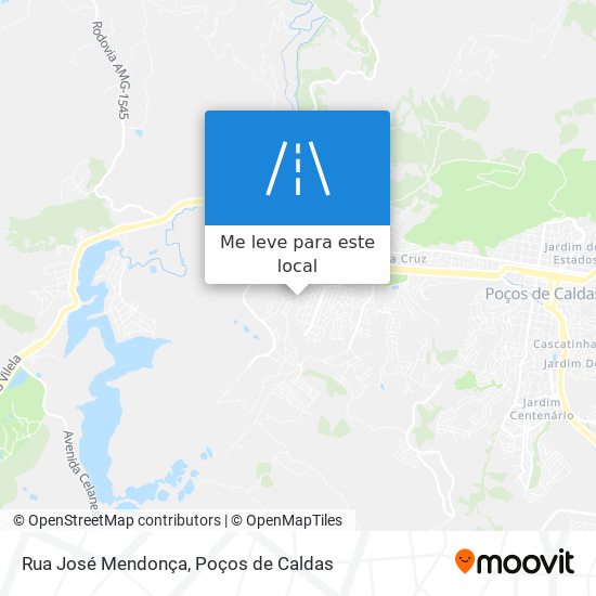 Rua José Mendonça mapa