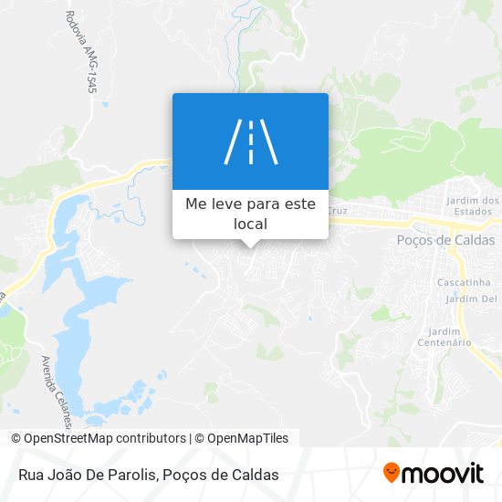 Rua João De Parolis mapa
