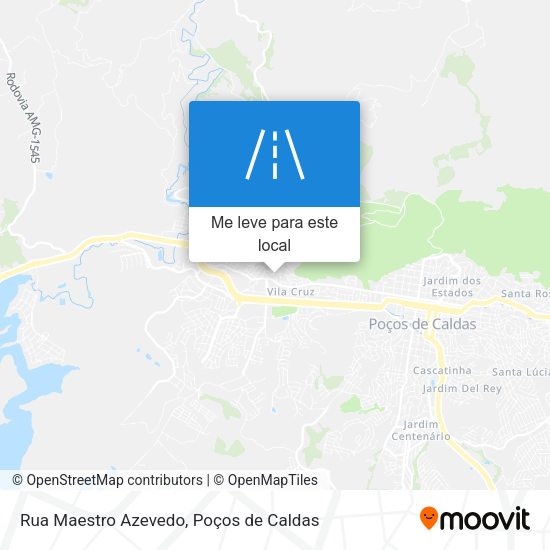 Rua Maestro Azevedo mapa