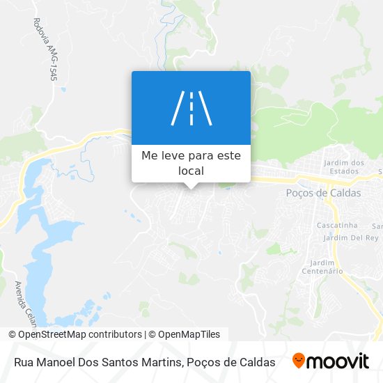Rua Manoel Dos Santos Martins mapa