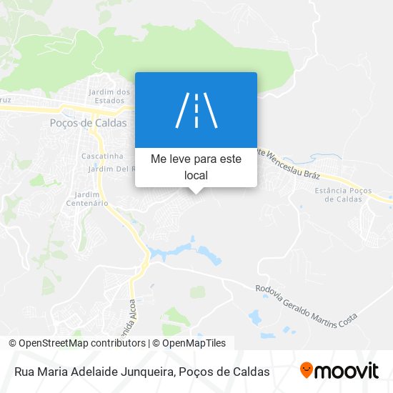 Rua Maria Adelaide Junqueira mapa