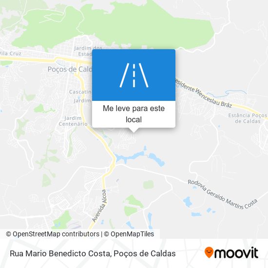 Rua Mario Benedicto Costa mapa