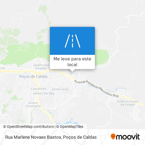 Rua Marlene Novaes Bastos mapa
