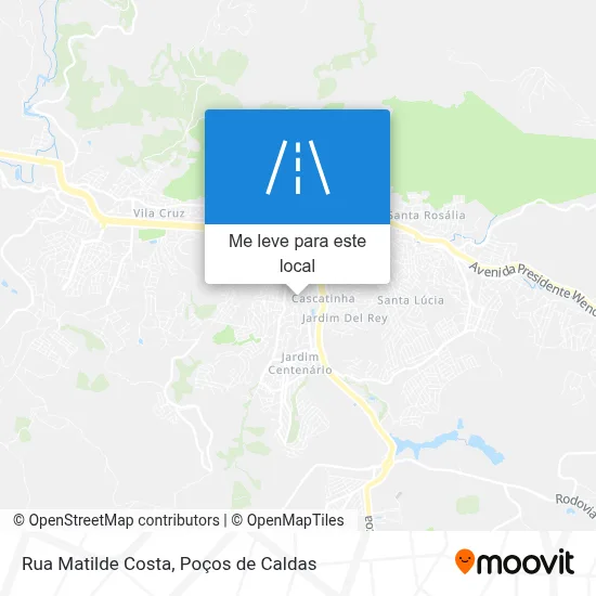 Rua Matilde Costa mapa