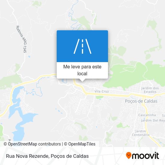 Rua Nova Rezende mapa