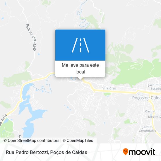 Rua Pedro Bertozzi mapa