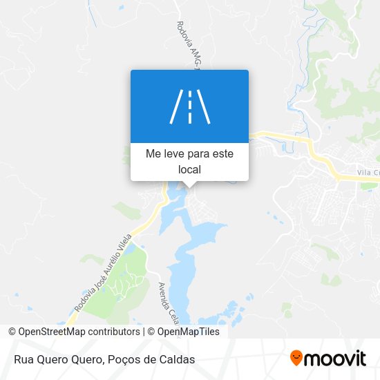 Rua Quero Quero mapa