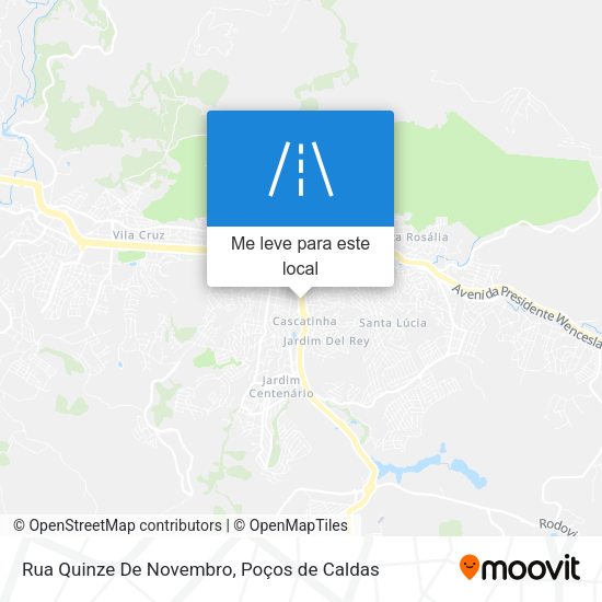 Rua Quinze De Novembro mapa
