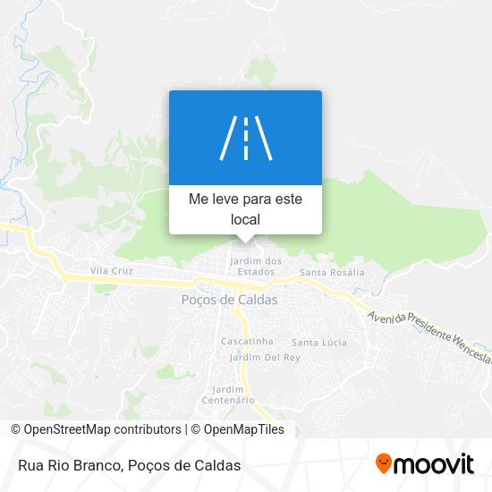 Rua Rio Branco mapa