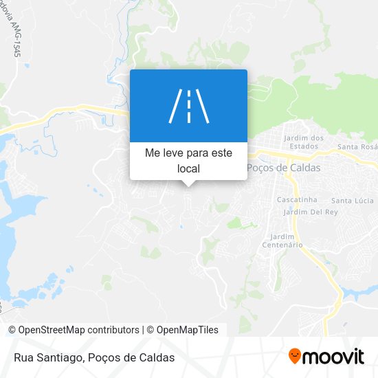 Rua Santiago mapa