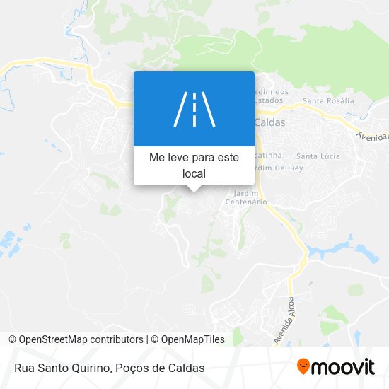 Rua Santo Quirino mapa