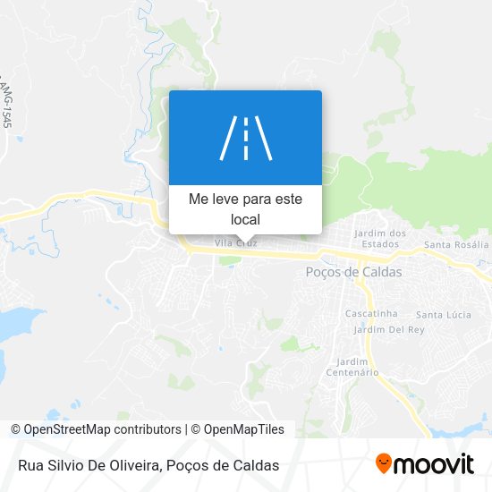 Rua Silvio De Oliveira mapa