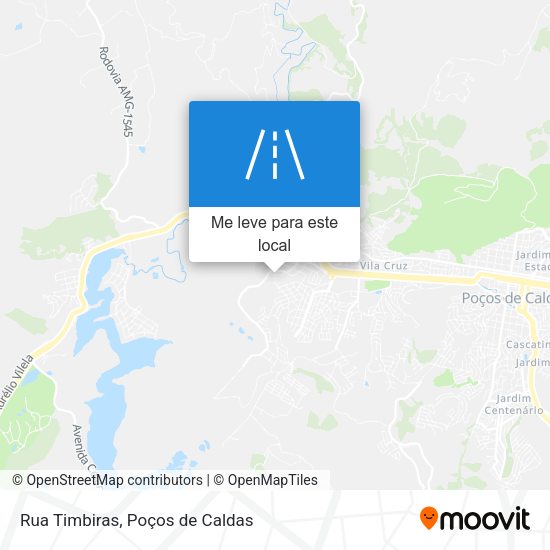 Rua Timbiras mapa