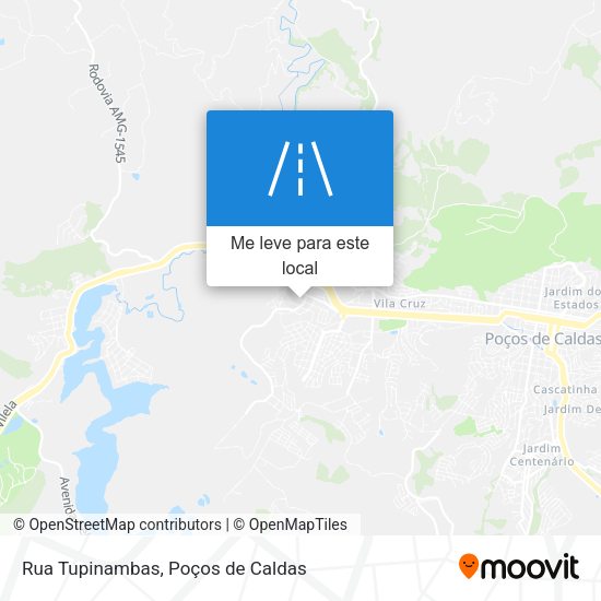 Rua Tupinambas mapa