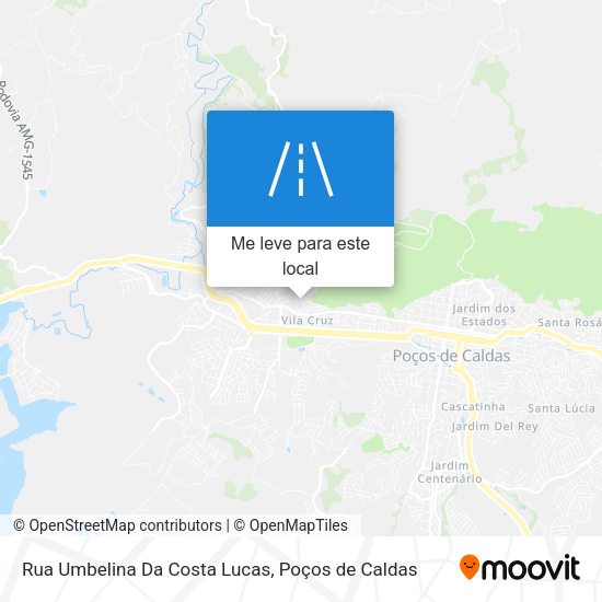 Rua Umbelina Da Costa Lucas mapa