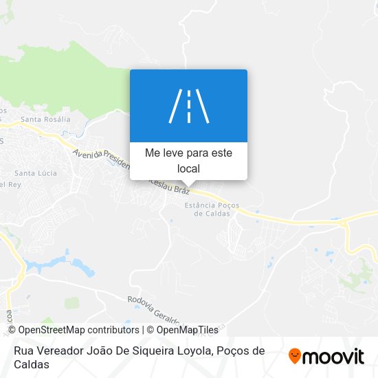 Rua Vereador João De Siqueira Loyola mapa