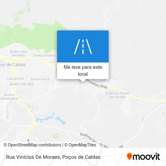 Rua Vinícius De Moraes mapa