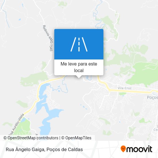 Rua Ângelo Gaiga mapa