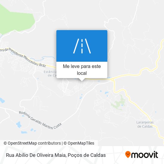 Rua Abilio De Oliveira Maia mapa