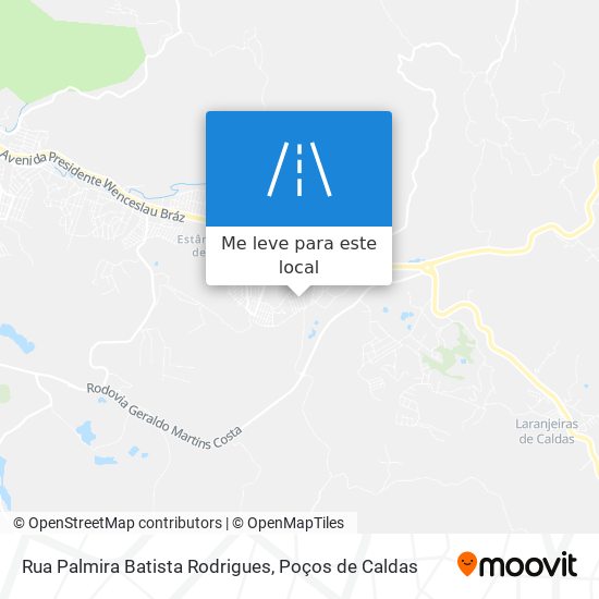Rua Palmira Batista Rodrigues mapa
