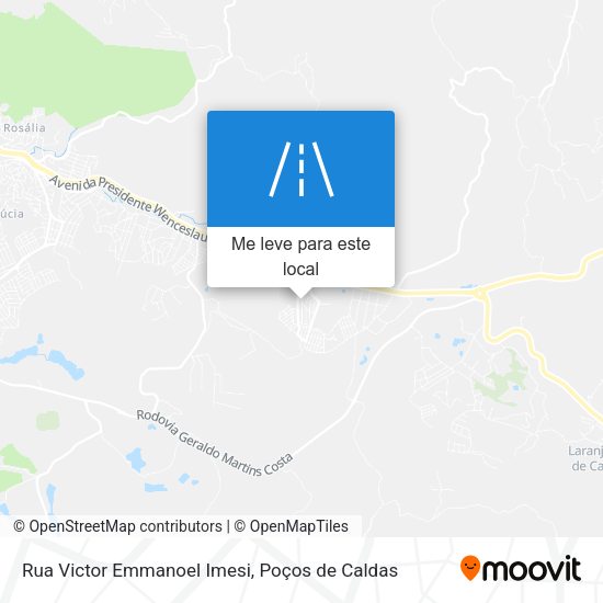Rua Victor Emmanoel Imesi mapa