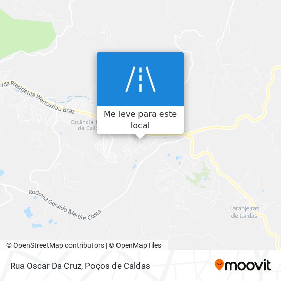 Rua Oscar Da Cruz mapa