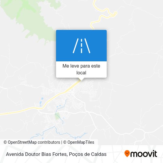 Avenida Doutor Bias Fortes mapa