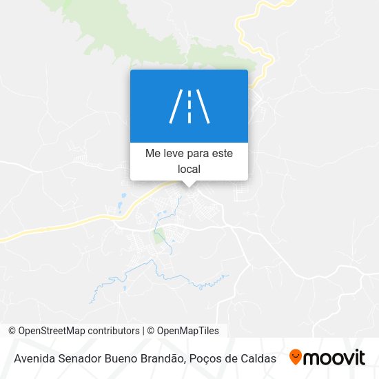 Avenida Senador Bueno Brandão mapa