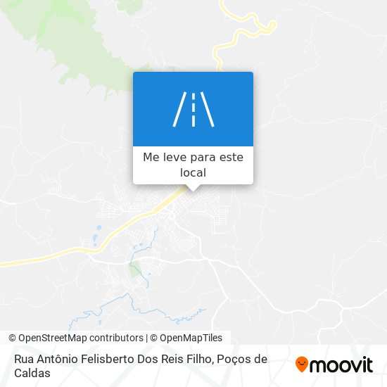 Rua Antônio Felisberto Dos Reis Filho mapa