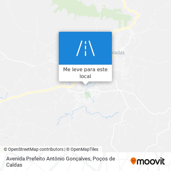 Avenida Prefeito Antônio Gonçalves mapa