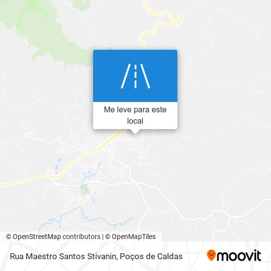 Rua Maestro Santos Stivanin mapa