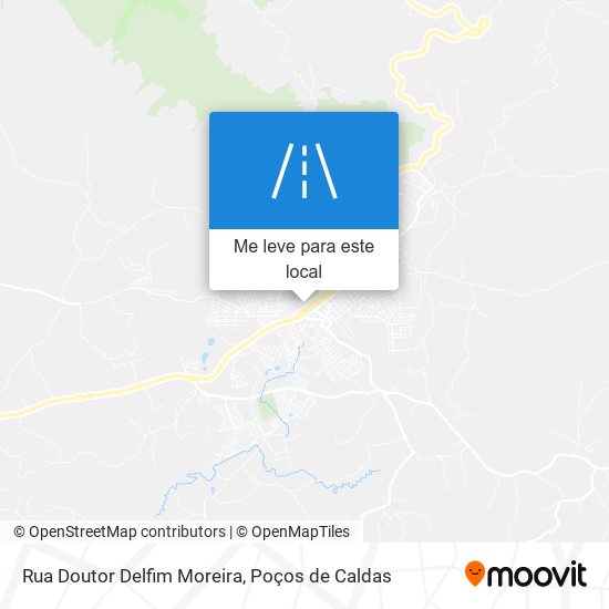 Rua Doutor Delfim Moreira mapa