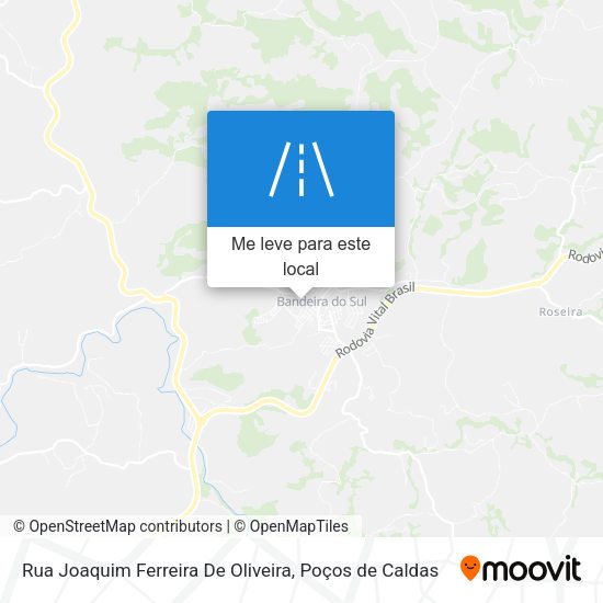 Rua Joaquim Ferreira De Oliveira mapa
