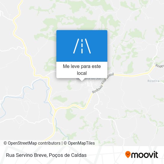 Rua Servino Breve mapa