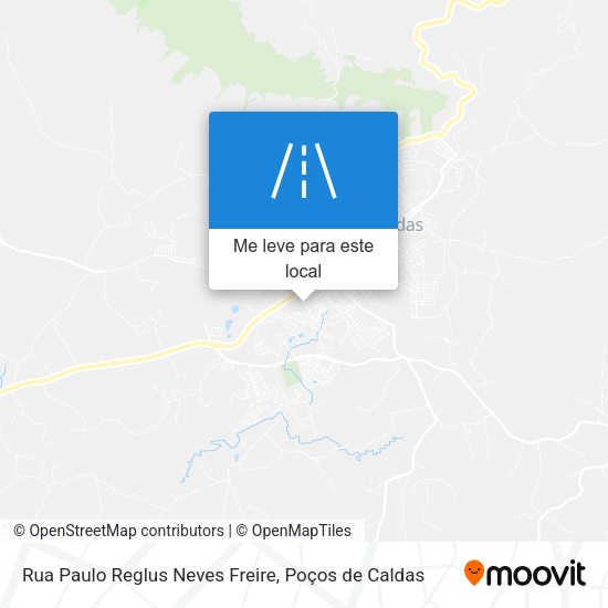 Rua Paulo Reglus Neves Freire mapa