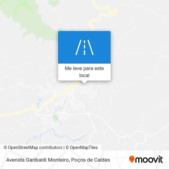 Avenida Garibaldi Monteiro mapa