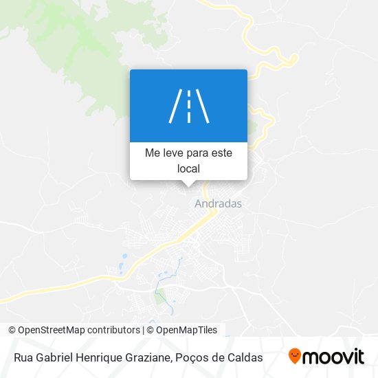 Rua Gabriel Henrique Graziane mapa
