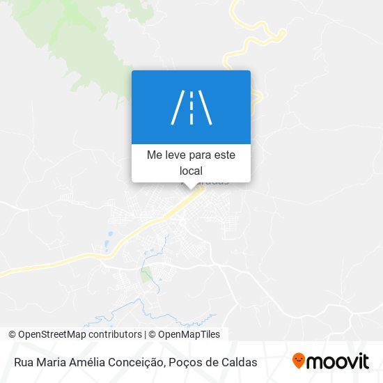 Rua Maria Amélia Conceição mapa
