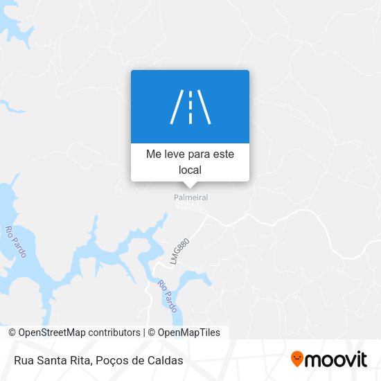Rua Santa Rita mapa