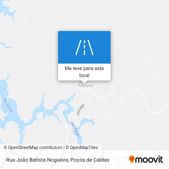 Rua João Batista Nogueira mapa