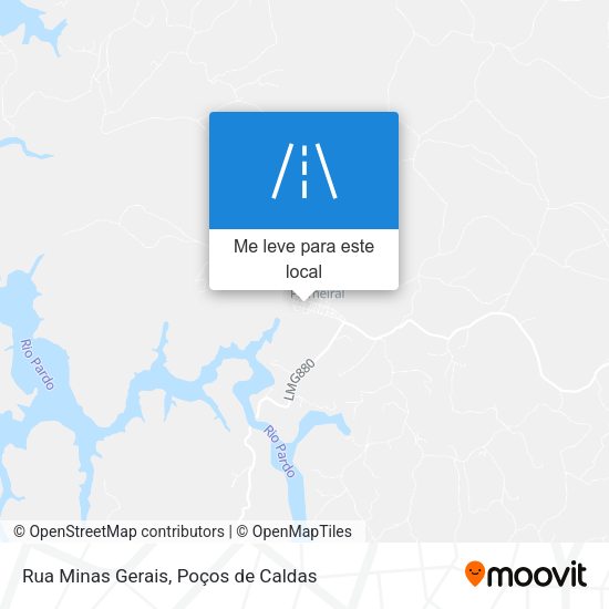 Rua Minas Gerais mapa