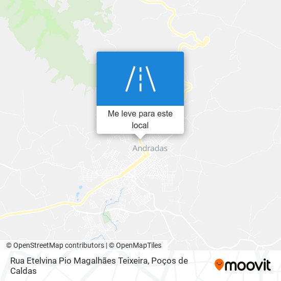 Rua Etelvina Pio Magalhães Teixeira mapa