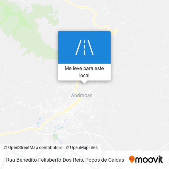 Rua Benedito Felisberto Dos Reis mapa