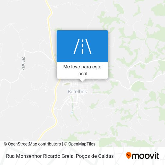 Rua Monsenhor Ricardo Grela mapa