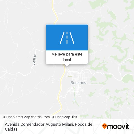 Avenida Comendador Augusto Milani mapa